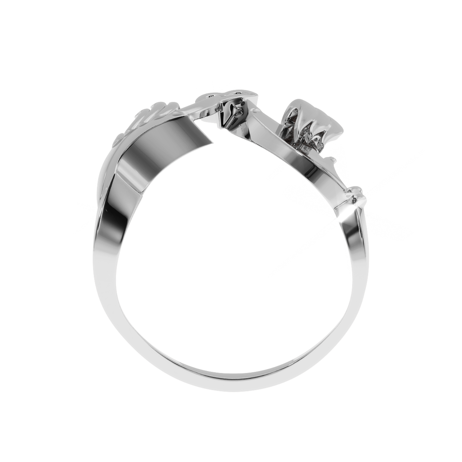 Solitairekart 2g 14K Gold Together Forever Ring – Timeless Love